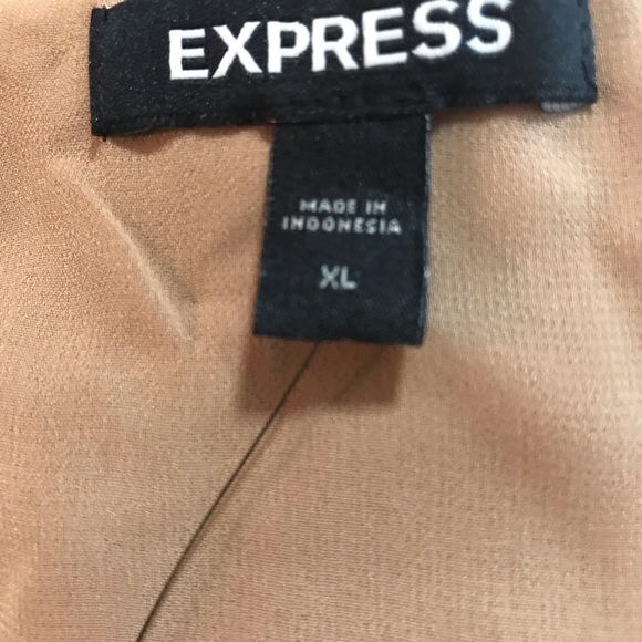 Women’s Size XL Beautiful Tan Blouse from Express! - Picture 4 of 6